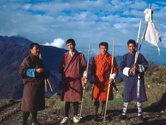 Die Bogenschützin von Bhutan